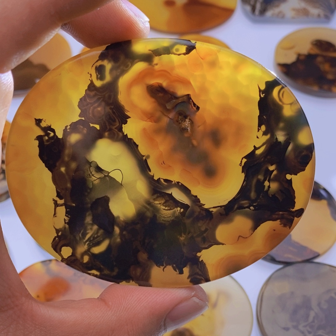 未镶嵌吊坠(不含链)玛瑙/玉髓微瑕217