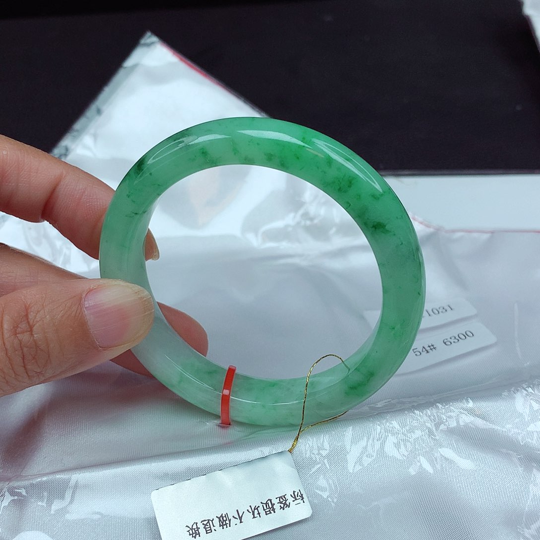 未镶嵌手镯翡翠54圈1031