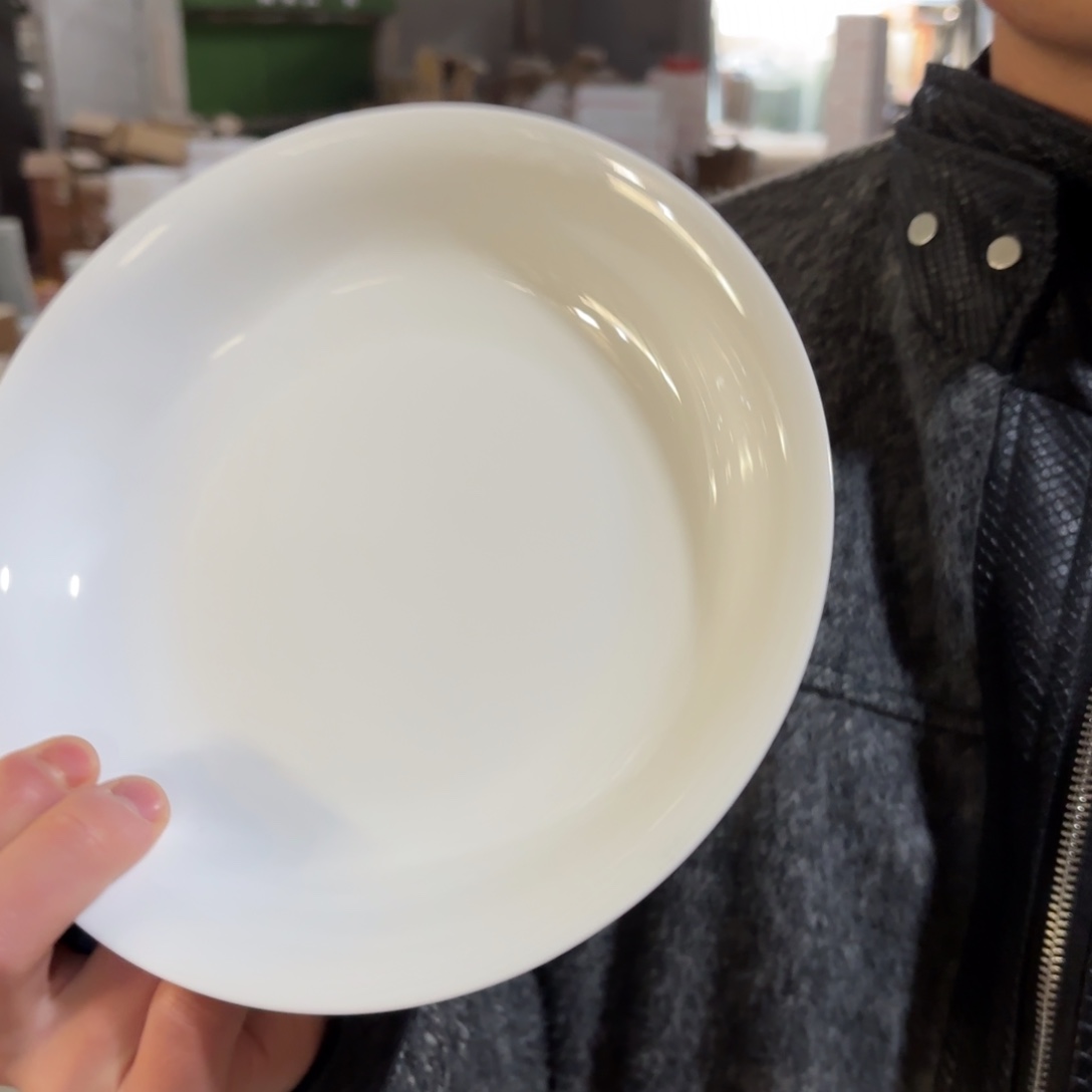 瓷8英寸深窝盘4个