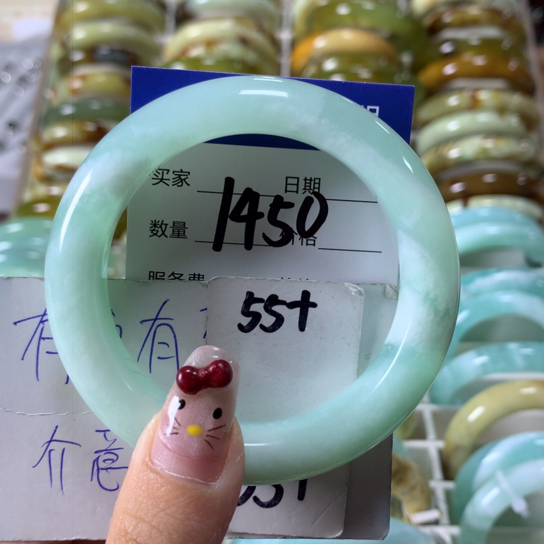 蛇纹石玉手镯未镶嵌1450