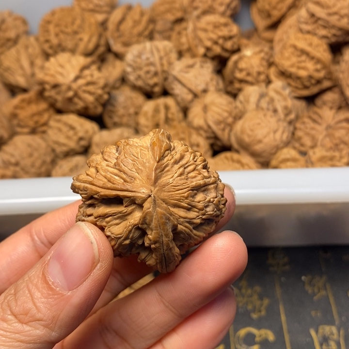 蛤***人吊坠文玩核桃文玩核桃异形单只