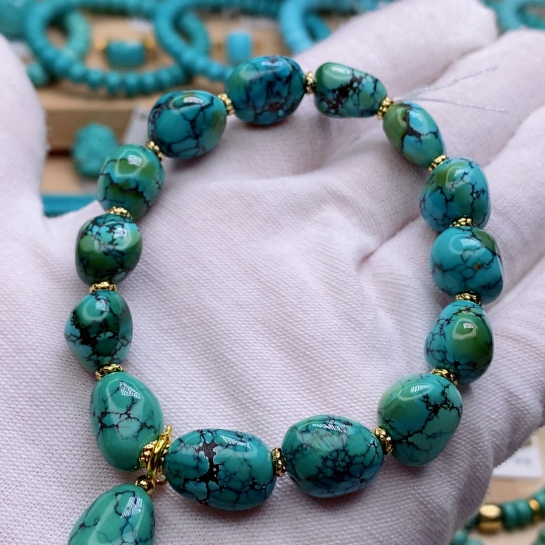 绿松石珠宝奇石未镶嵌