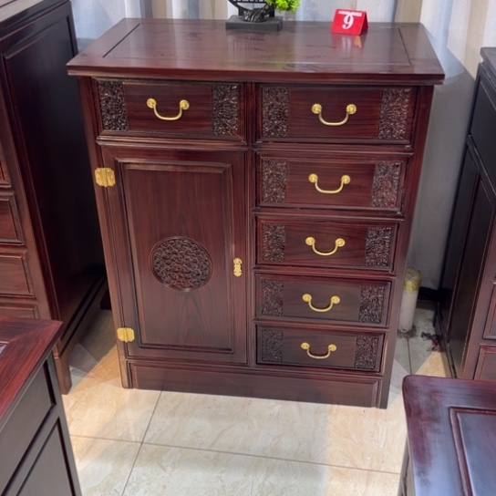 黑酸枝木类书柜000000