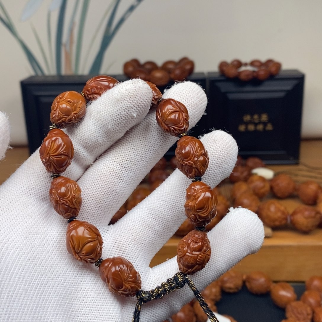 手串橄榄核一青老师财弥