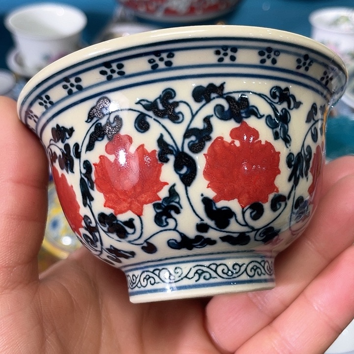 景德镇陶瓷主人杯12344