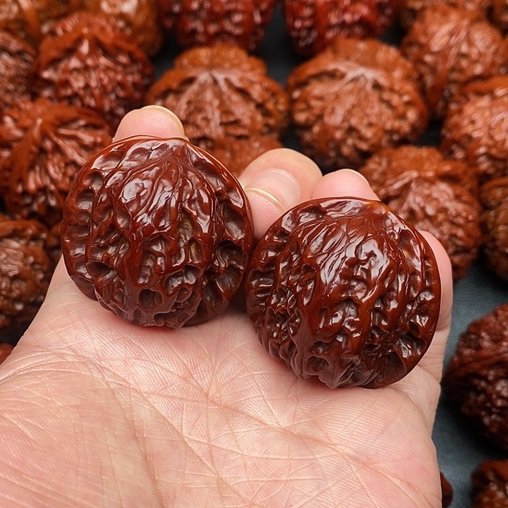 猴头核桃吊坠野狼