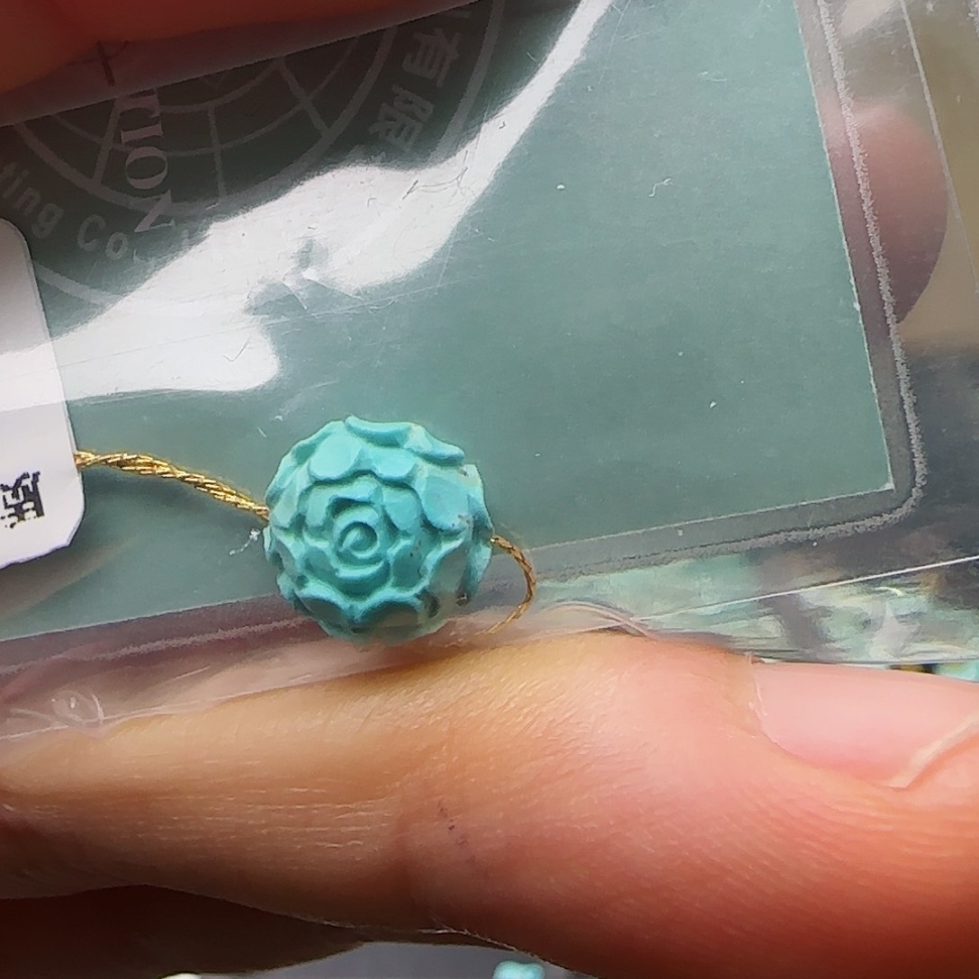 绿松石珠宝半成品未镶嵌