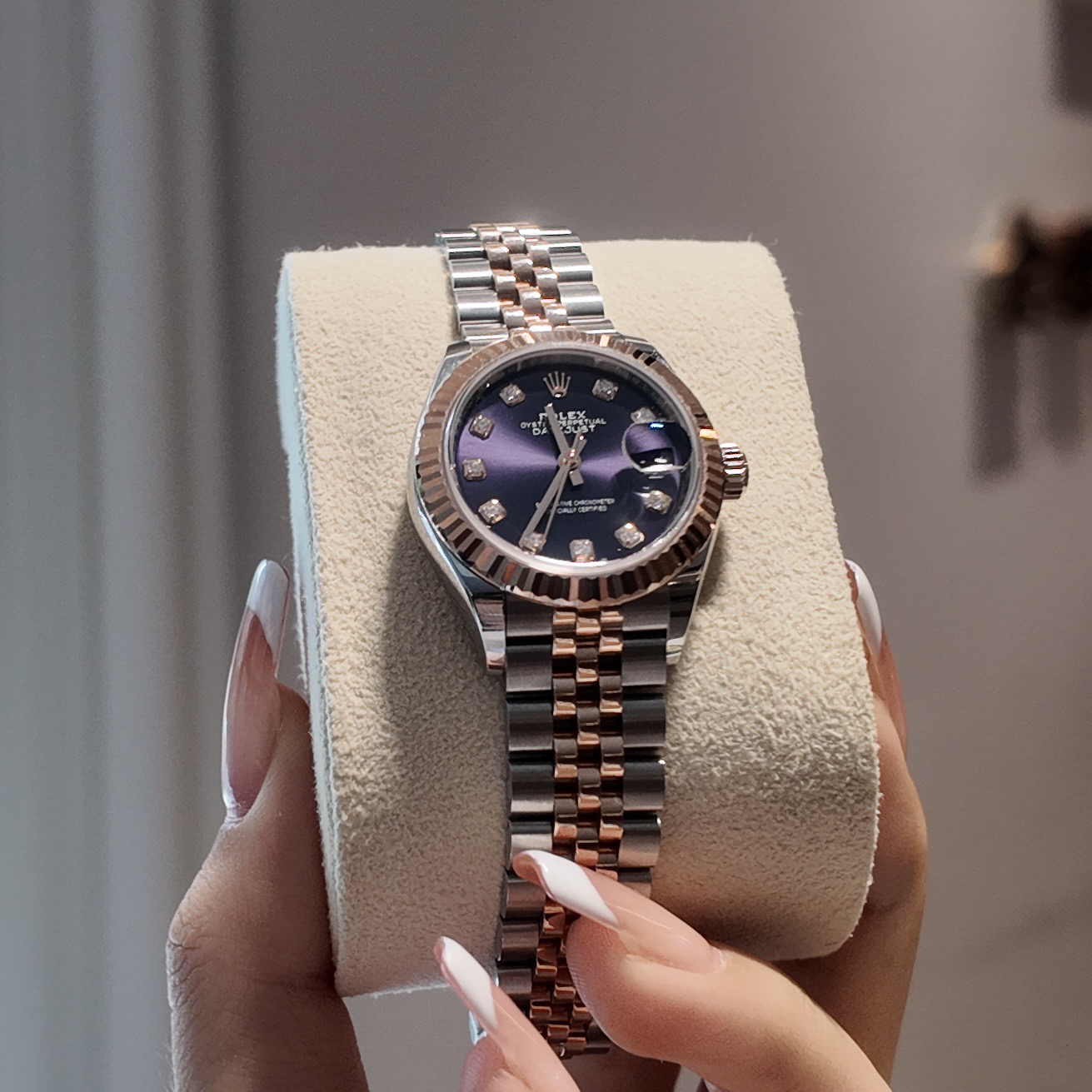 99新 Rolex/劳力士 一表一友/279171/紫钻/24年全套