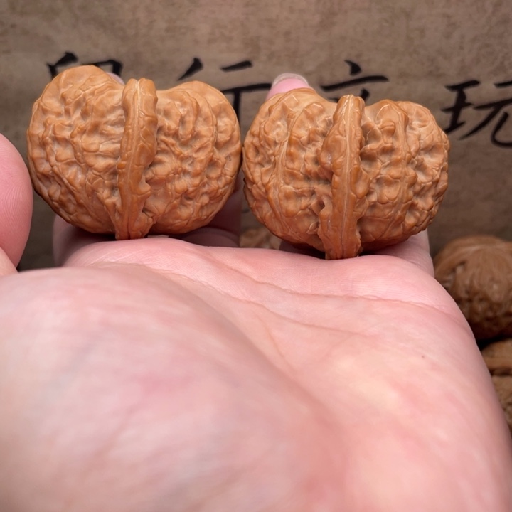 把件文玩核桃45尺拱桥底白狮子