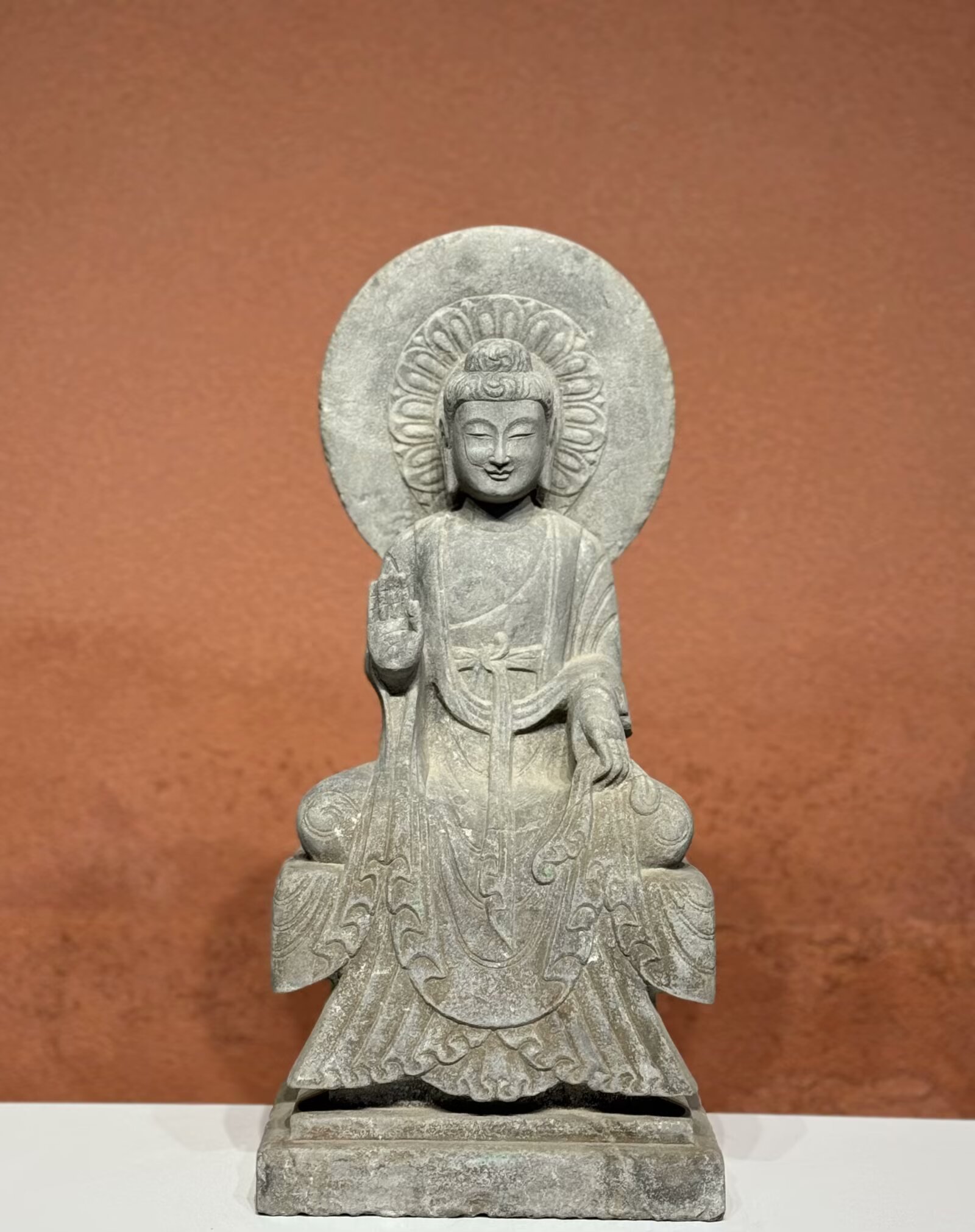 老物件老石雕青石尺寸：高67厘米雕刻雕塑雕像复古老物件工艺品