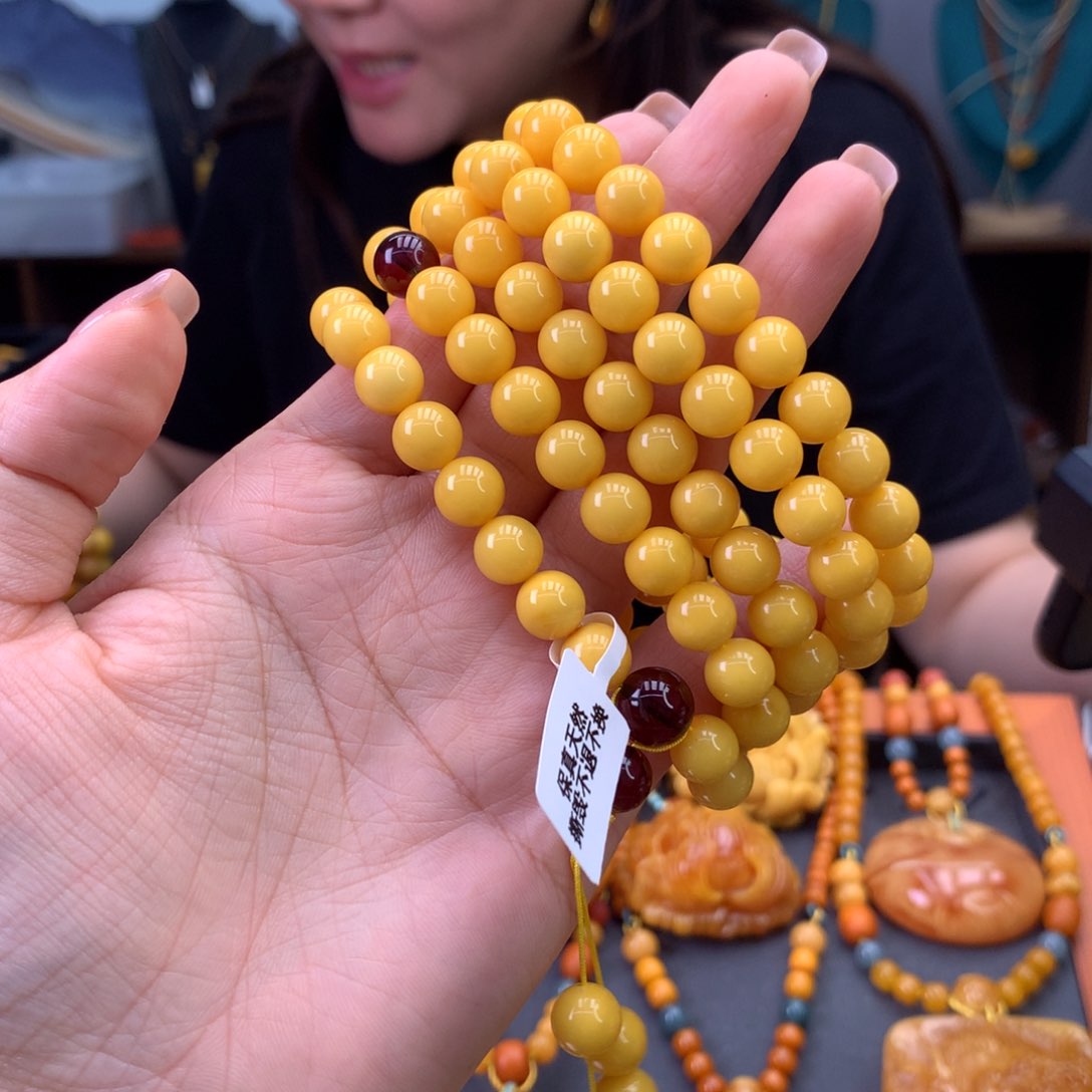 未镶嵌蜜蜡手串天然