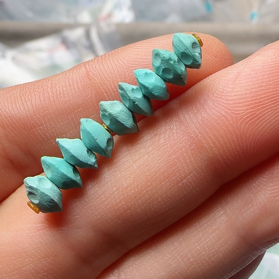 绿松石珠宝半成品未镶嵌