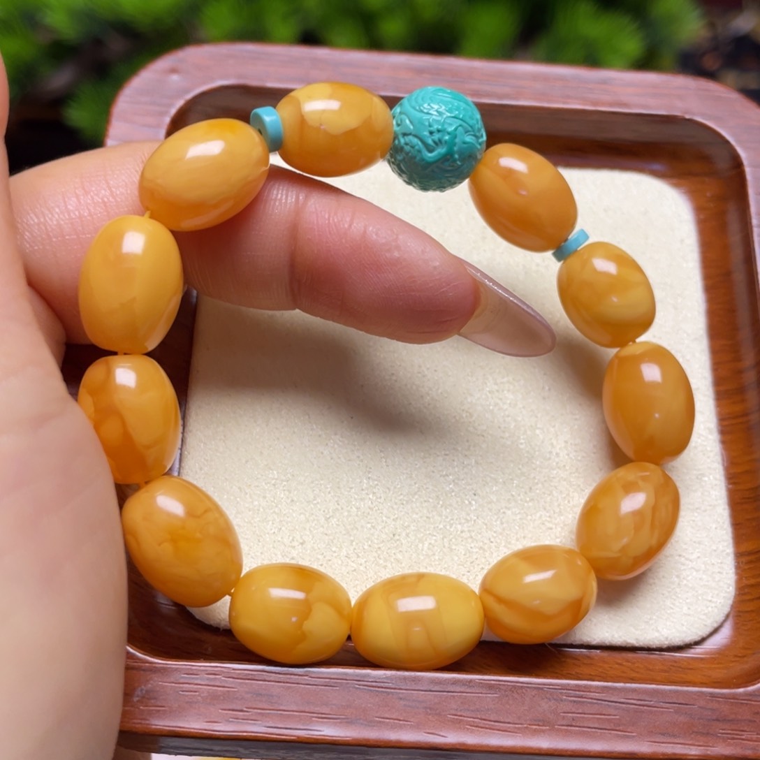 蜜蜡手链未镶嵌手串