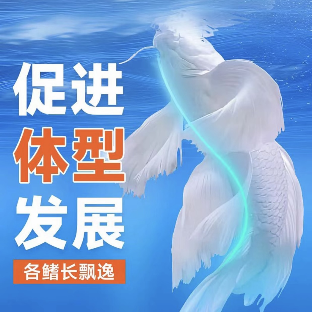 蝴蝶鲤观赏鱼专用鱼粮高蛋白增色发尾不浑水