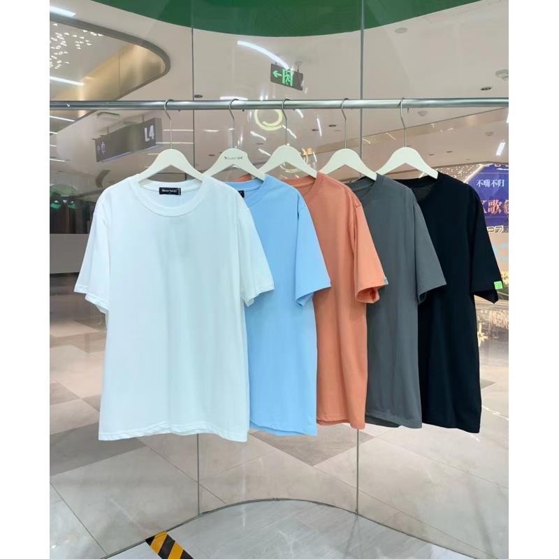 6076情侣简约纯色短袖T恤（BER612401/03/09/10/13）