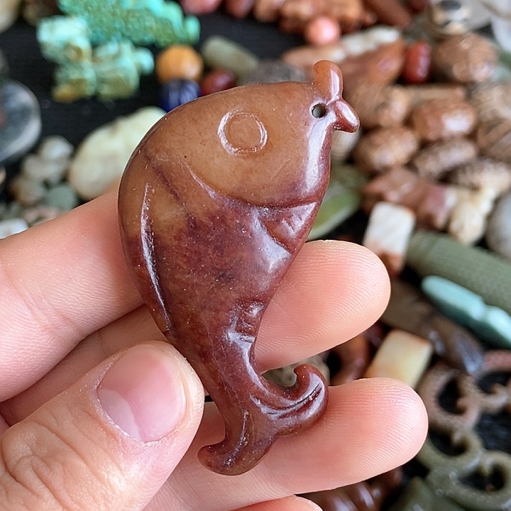 和田玉未镶嵌颈饰102