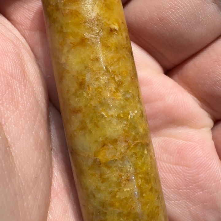 和田玉未镶嵌挂件榴*