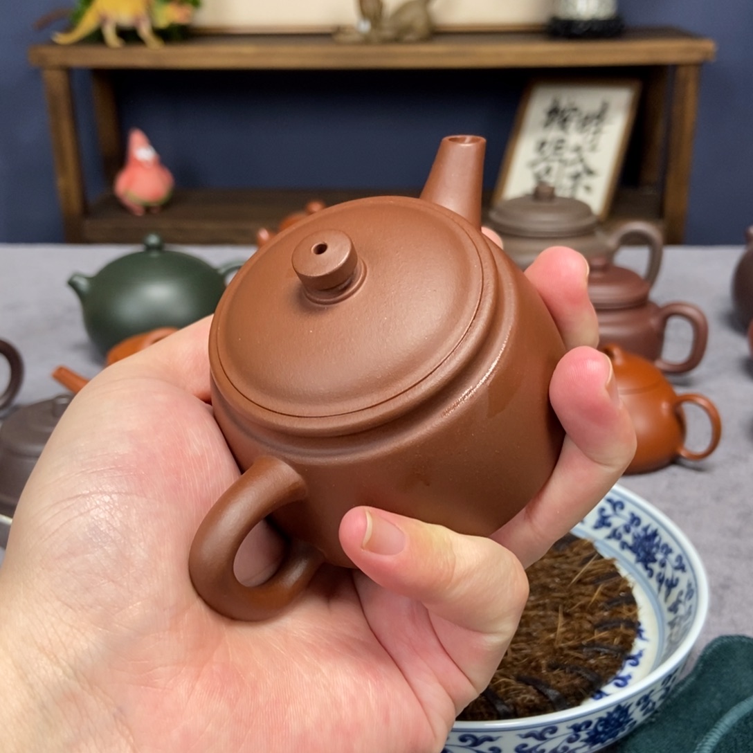 茶壶紫砂金钟紫砂壶