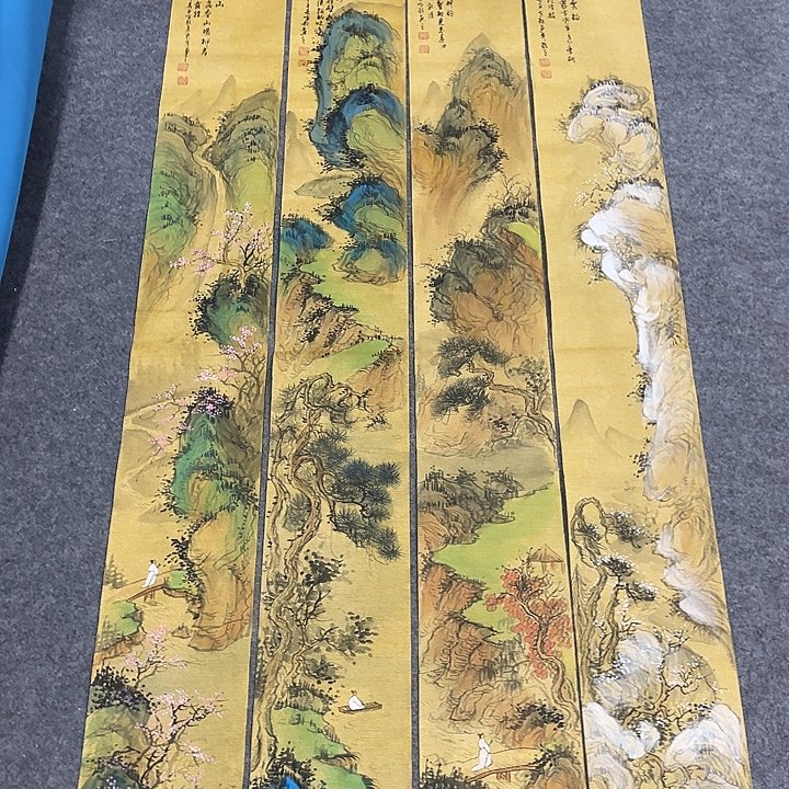 国画今天上午国画作品展示