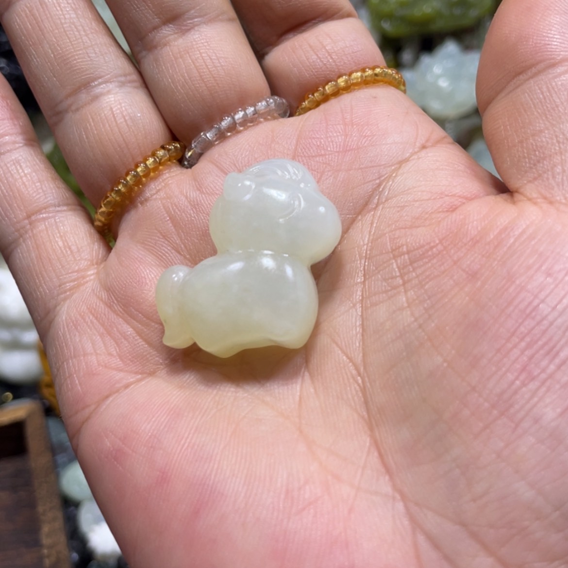 【闪购商品】岫玉颈饰未镶嵌y****年60吊坠
