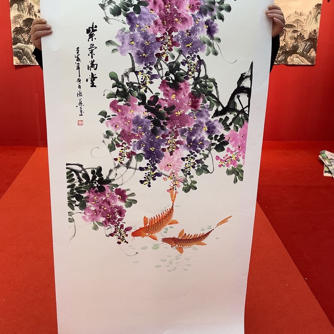 国画手绘国画作品