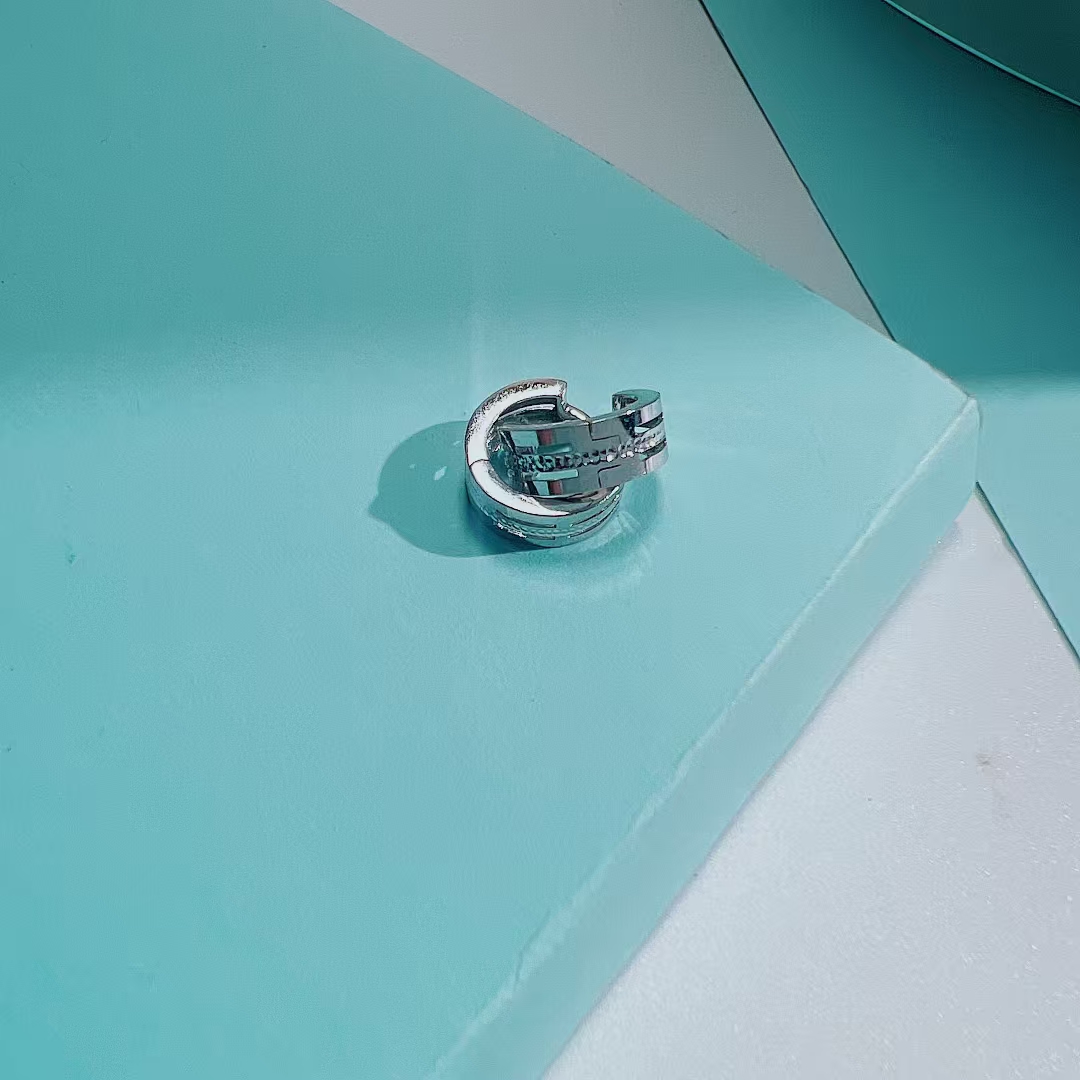 PT950 铂金耳饰 碎碎金满天星耳扣 厚4.6mm 内径8mm N 31401