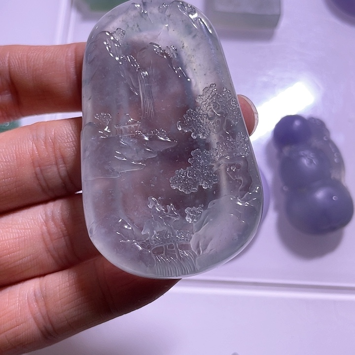 定制翡翠未镶嵌毛货