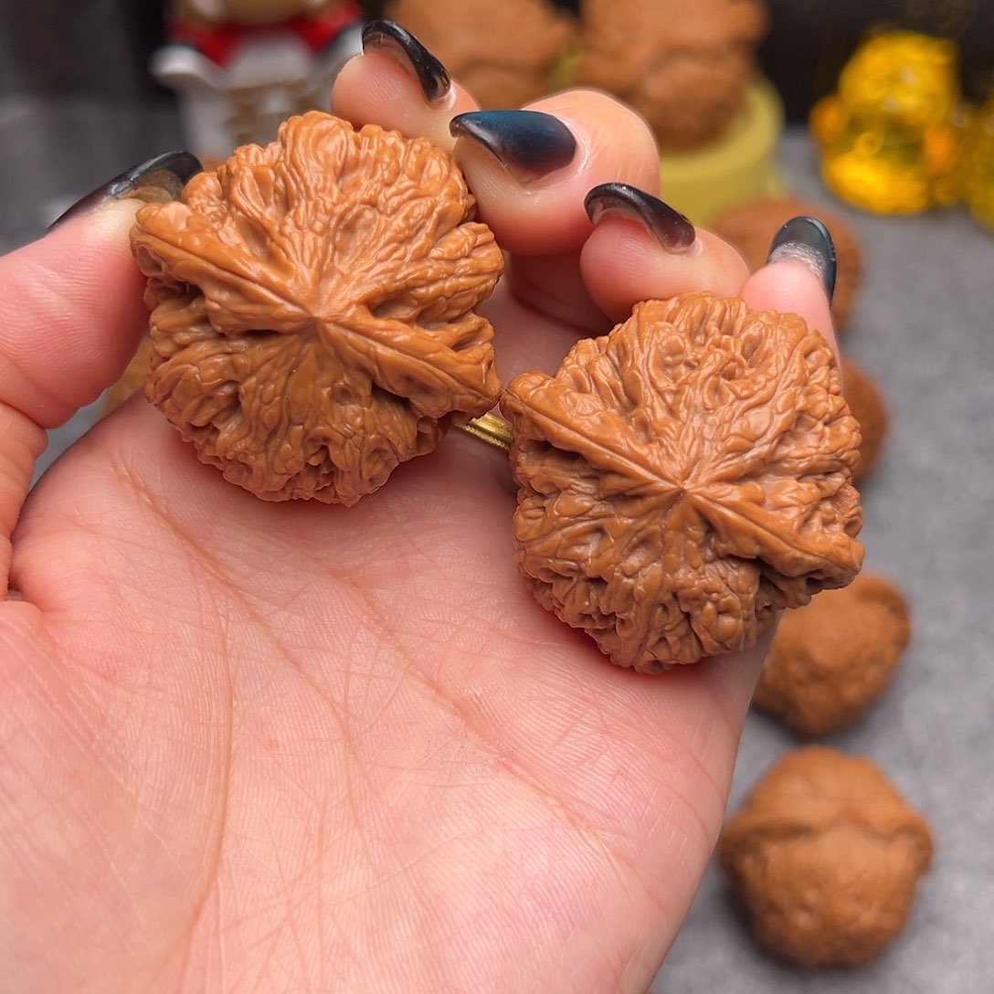 把件文玩核桃毕业精品精配粗筋球筋39.5全品