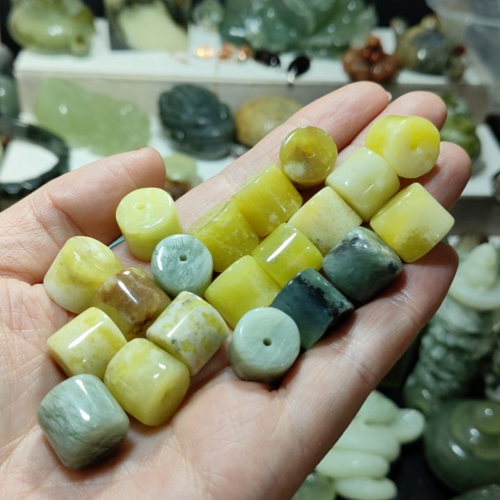 岫玉玉珠子款式未镶嵌?***?