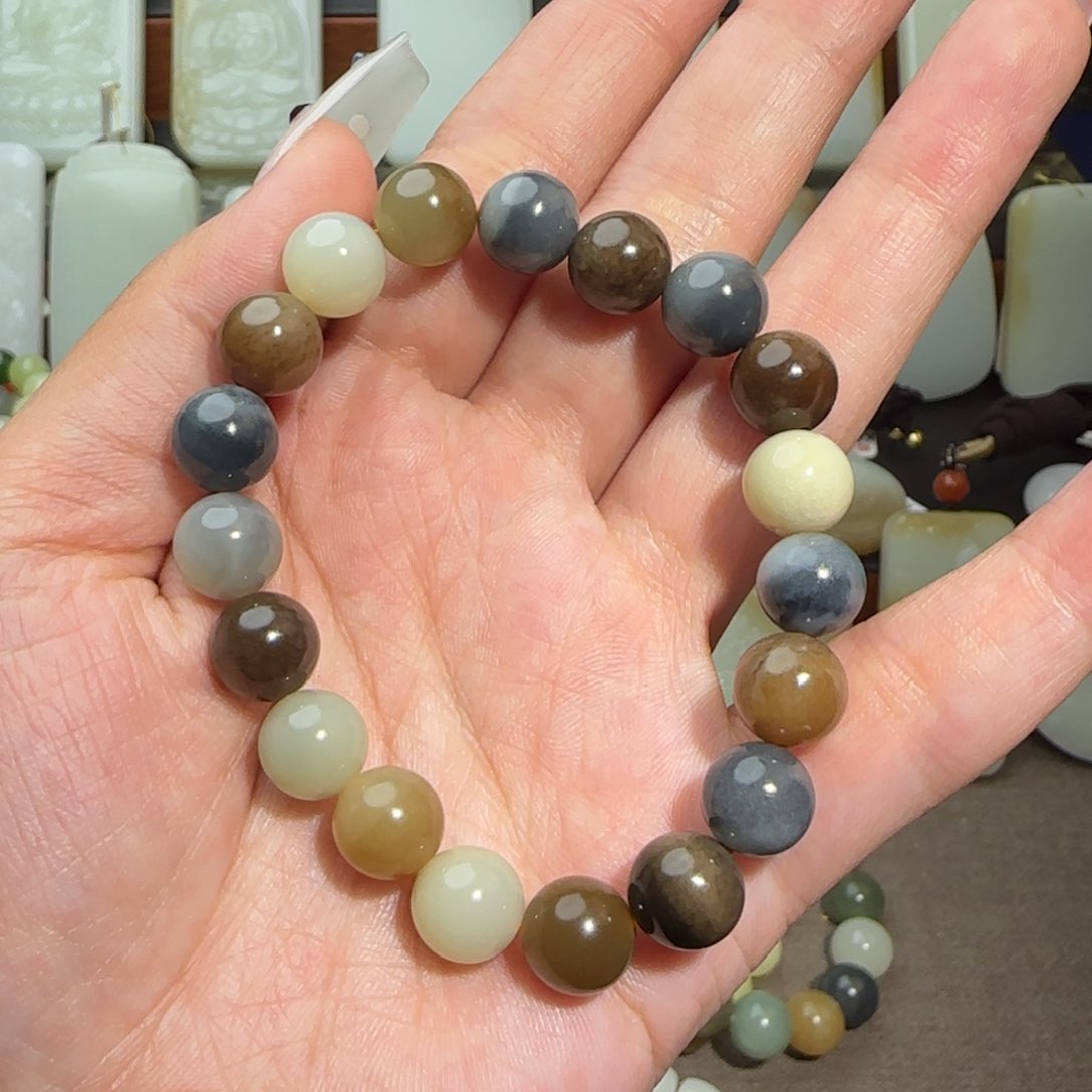 和田玉手链未镶嵌