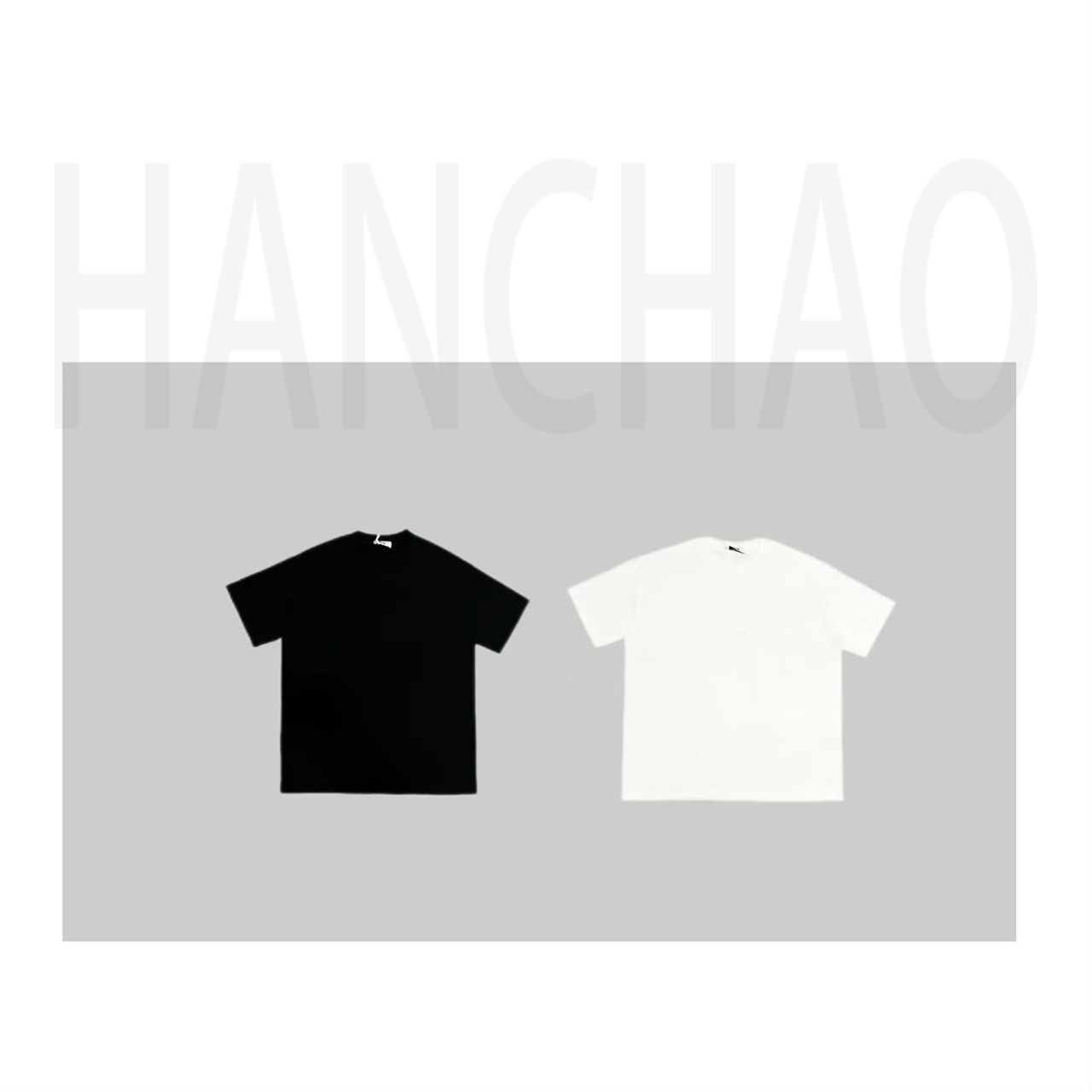 55号链接【小字母】重磅潮牌春夏宽松圆领休闲半袖006