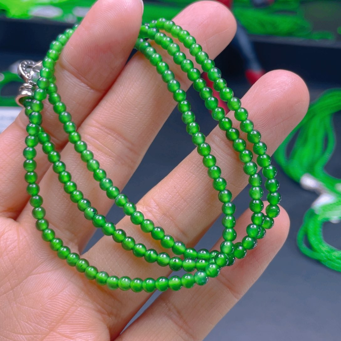 翡翠颈饰未镶嵌，1