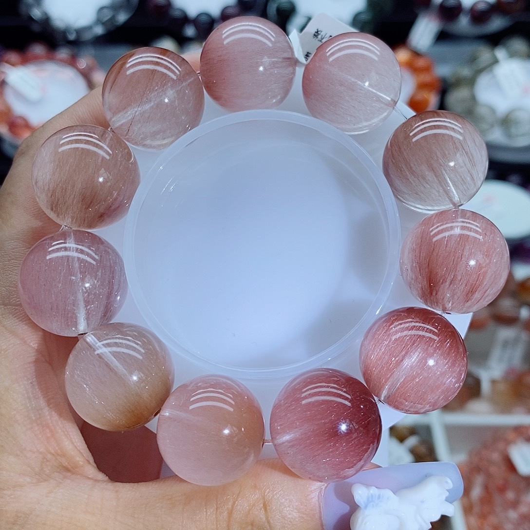 未镶嵌手链水晶兔毛