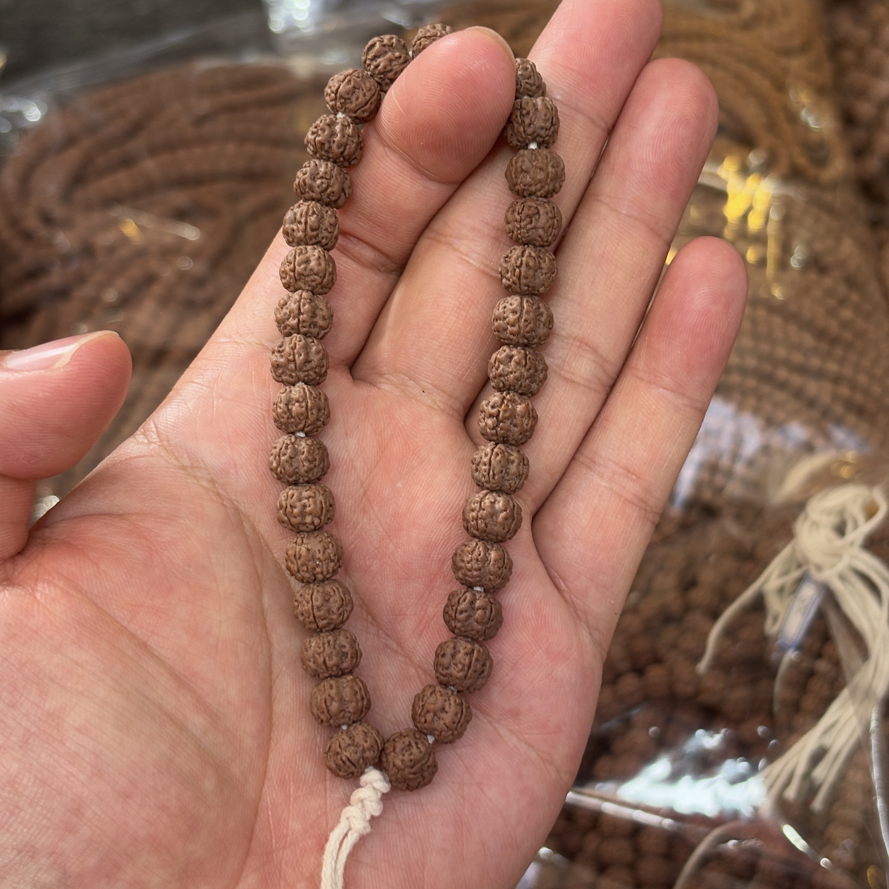 【D7550】小金刚一代老树梅花手持原皮原色无滚筒泡药9-11mm左右