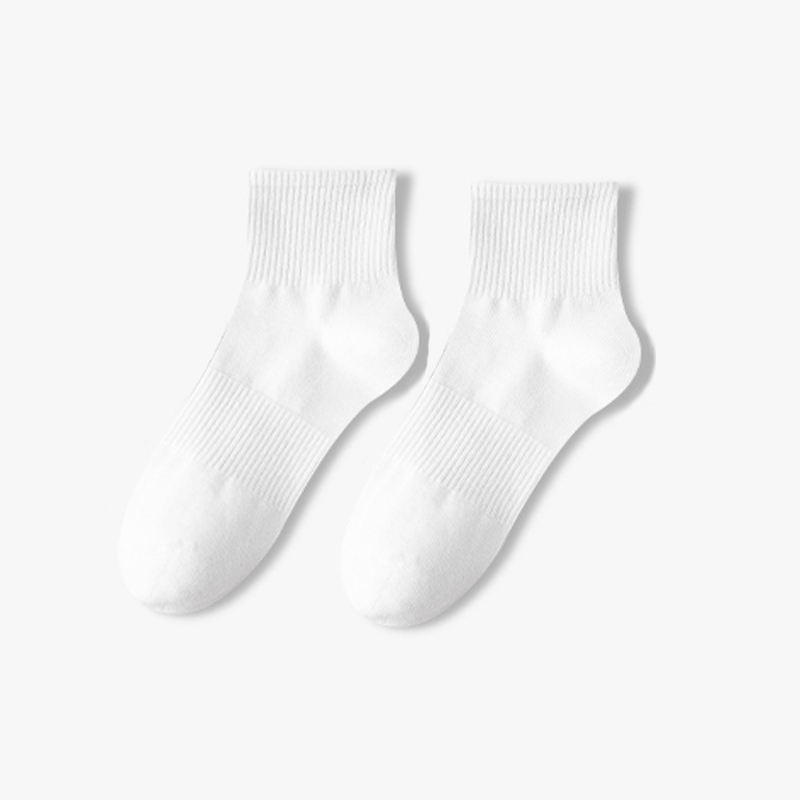 中筒袜男士夏季薄款ins防臭白色长袜运动袜透气ZTWZ