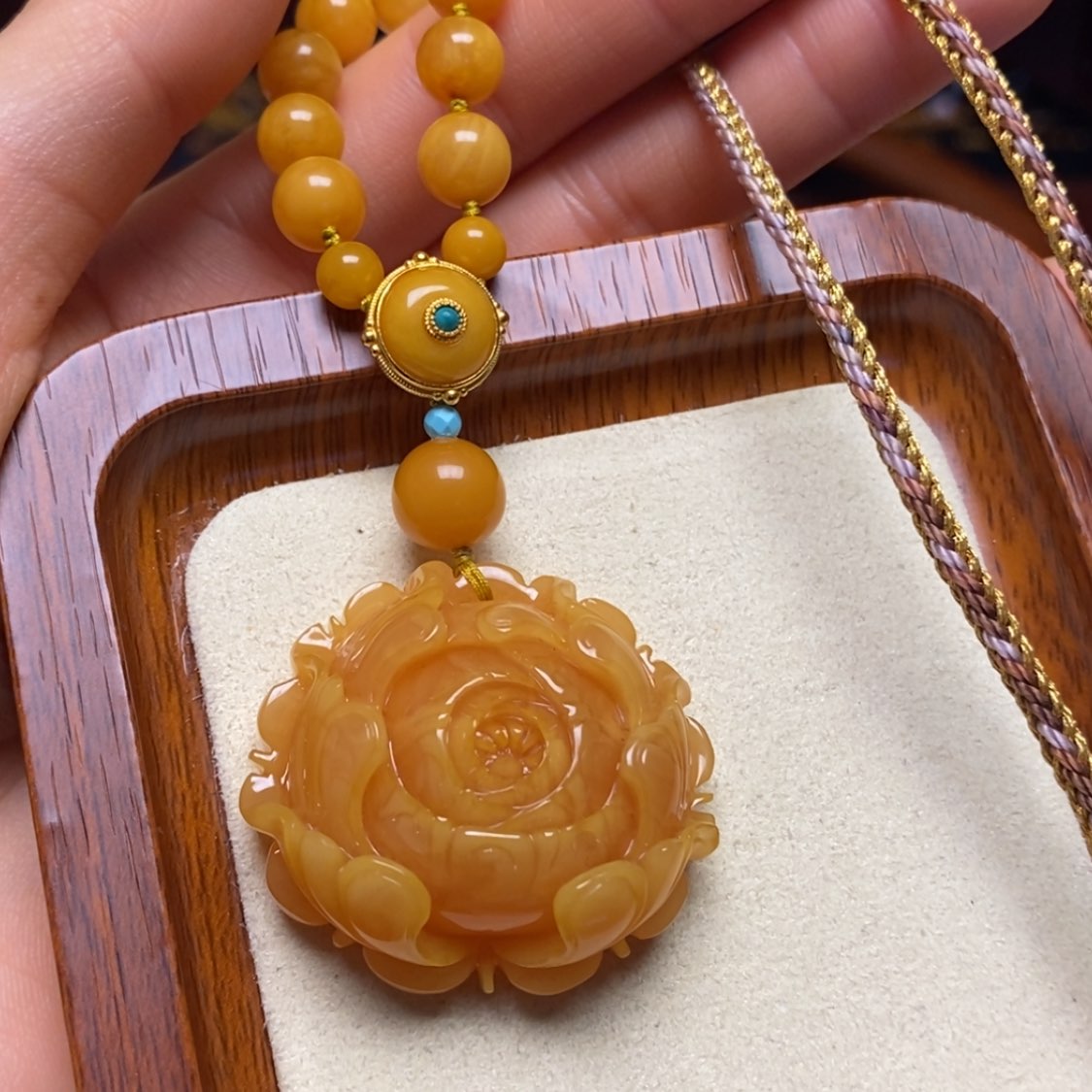 【闪购商品】蜜蜡颈饰未镶嵌项链