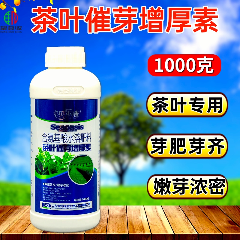 茶叶催芽增厚素出芽多芽整齐提前出芽壮芽拉尖素茶叶增产叶面肥