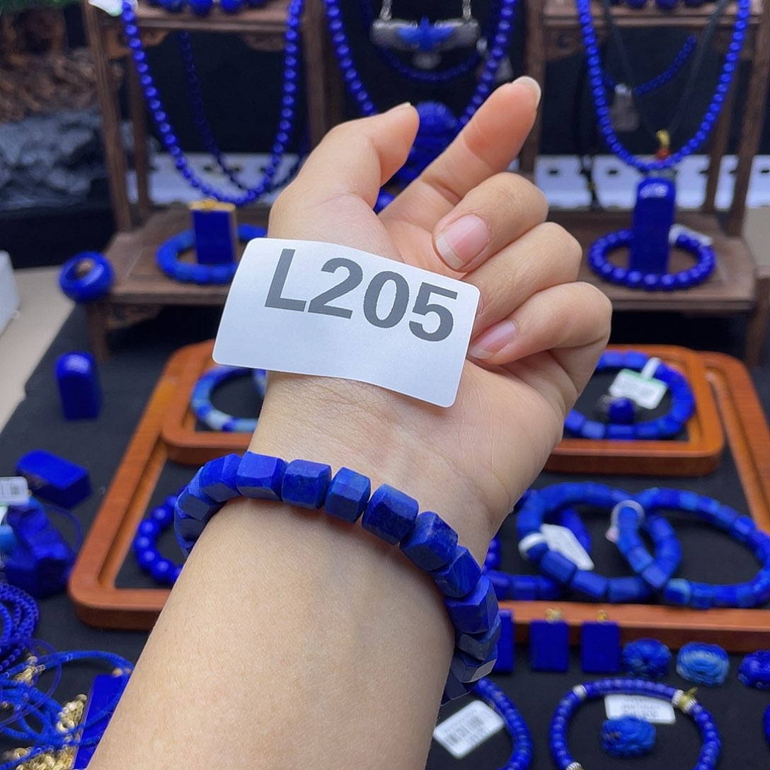 青金石手链原石未镶嵌