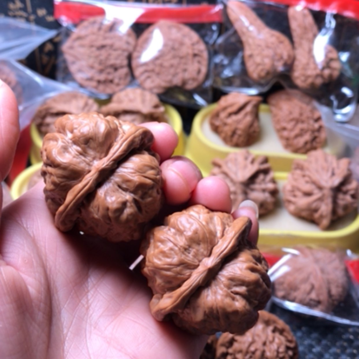 【闪购商品】摆件核桃贝****车文玩核桃