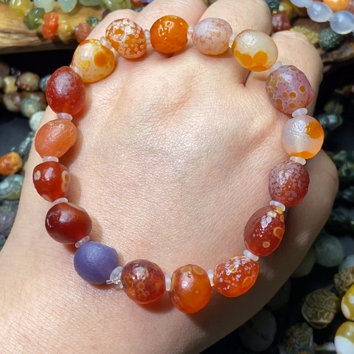 玛瑙/玉髓合金手链