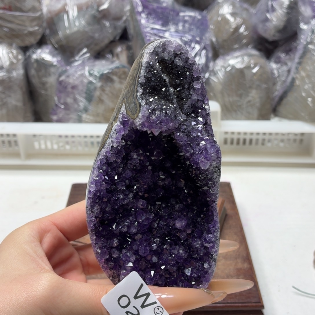 未镶嵌摆件紫晶水晶