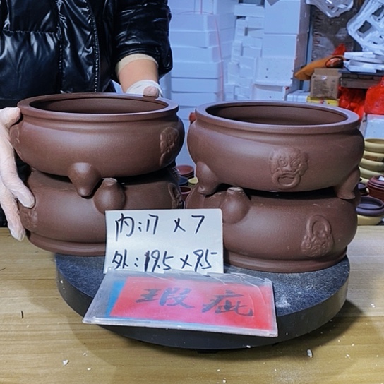 紫砂花盆红**庆紫砂花盆