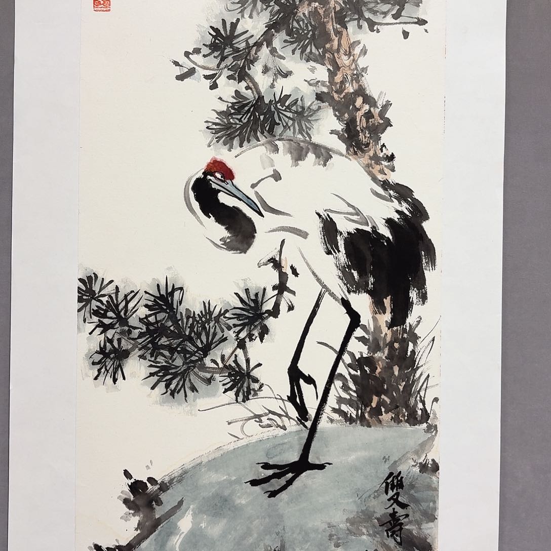 国画亲笔手绘放心去藏