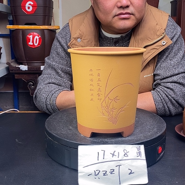 花盆紫砂货号一只ZZT2