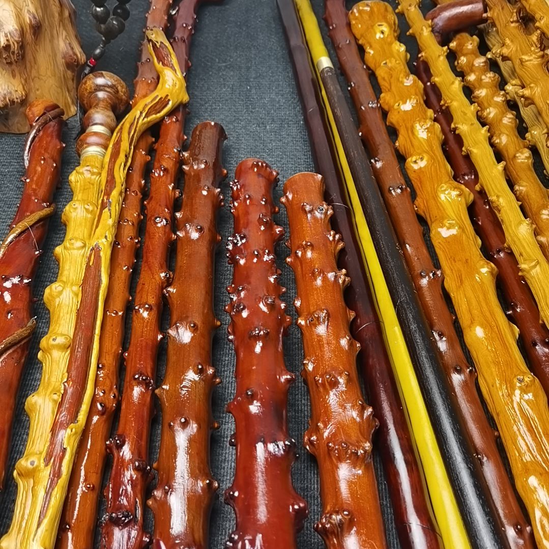 九***山登山杖拐杖手杖手把件