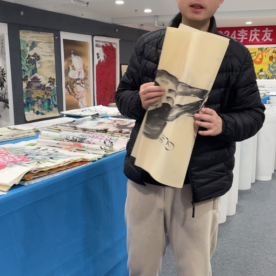 国画今天上午国画作品展示