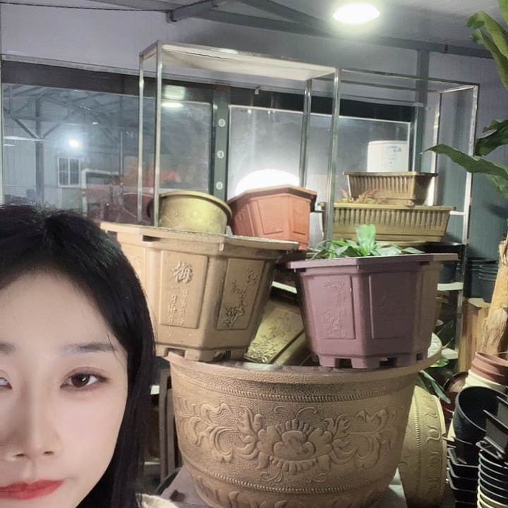 八角50和八角60花盆各2个有孔