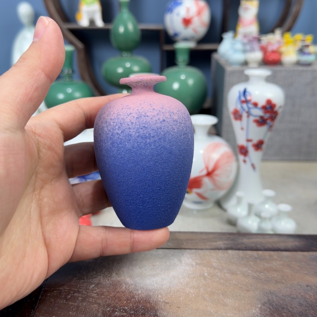陶瓷手工小花器摆件