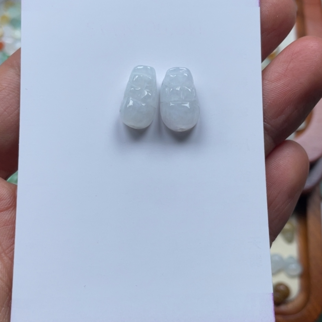 翡翠颈饰未镶嵌天然缅甸翡翠1234