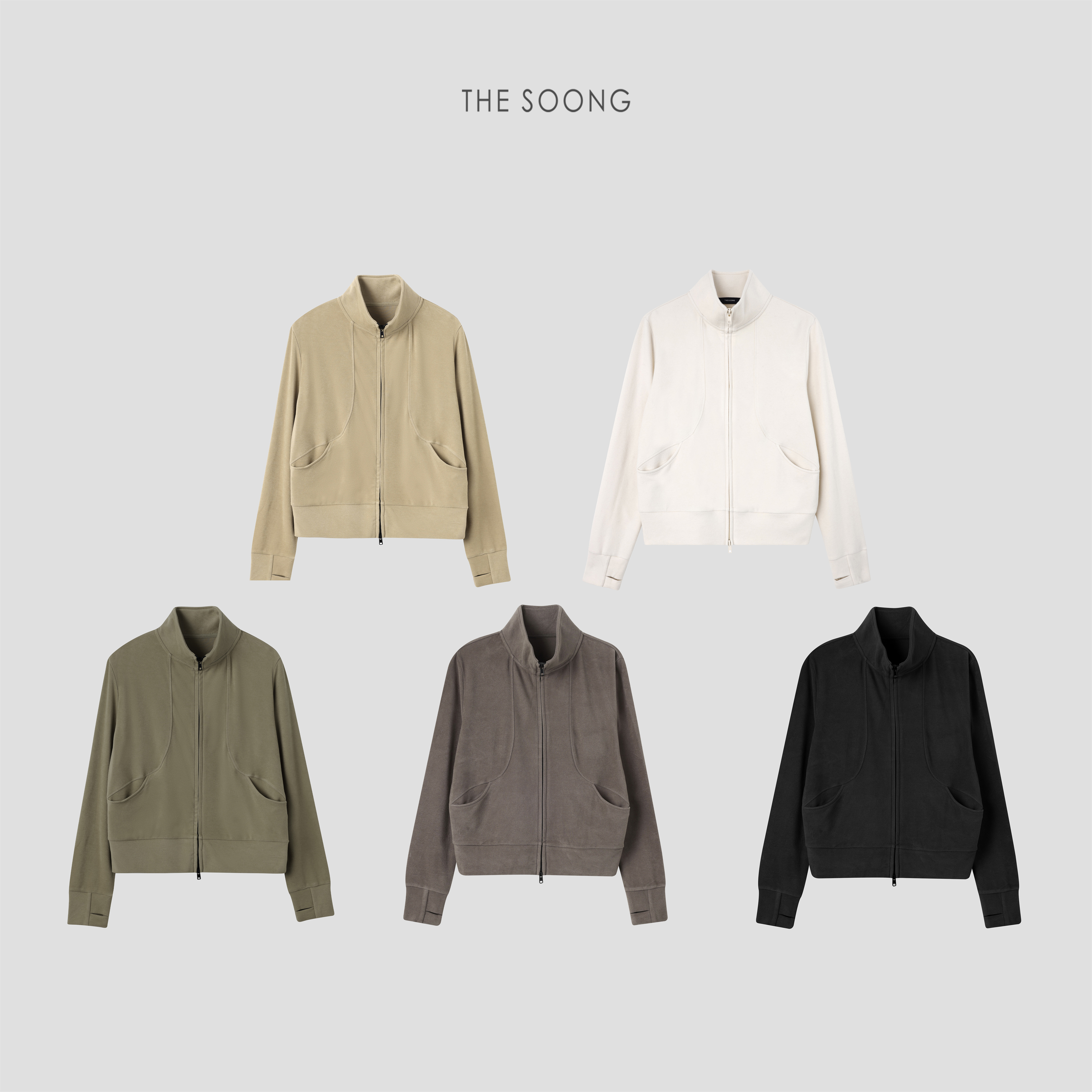 THESOONG|必收系列超细美丽诺绵羊毛"德绒80公支丝光高弹外套5412
